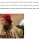 A screenshot of an FBI affidavit supporting the criminal complaint against accused Capitol rioter Robert Morss.